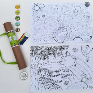 Eco Láminas Mural en Tubo Viajero.